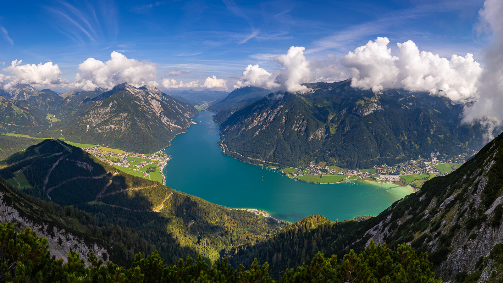 Ausblick vom Bärenkopf auf den Achensee