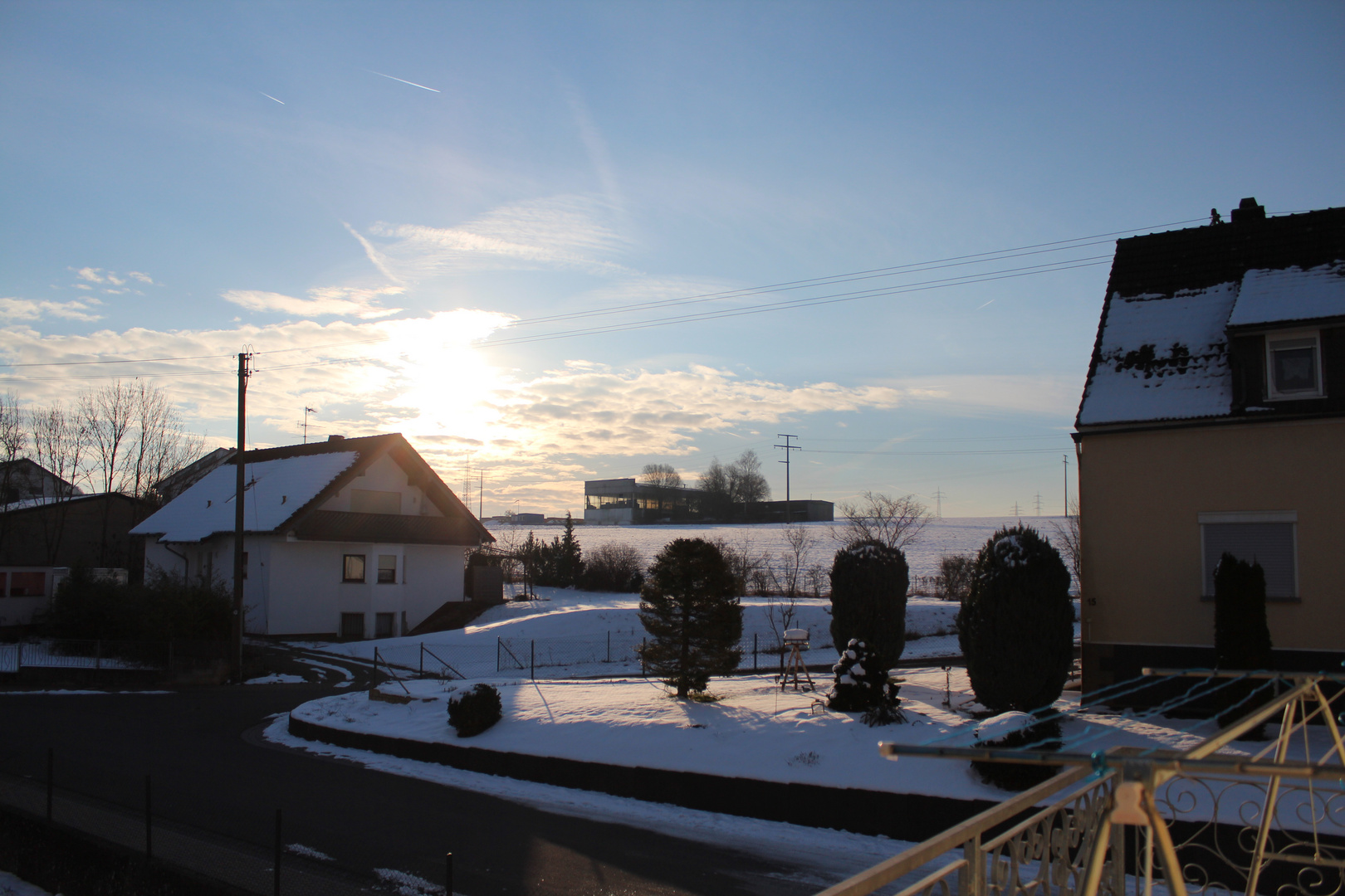 Ausblick vom Balkon