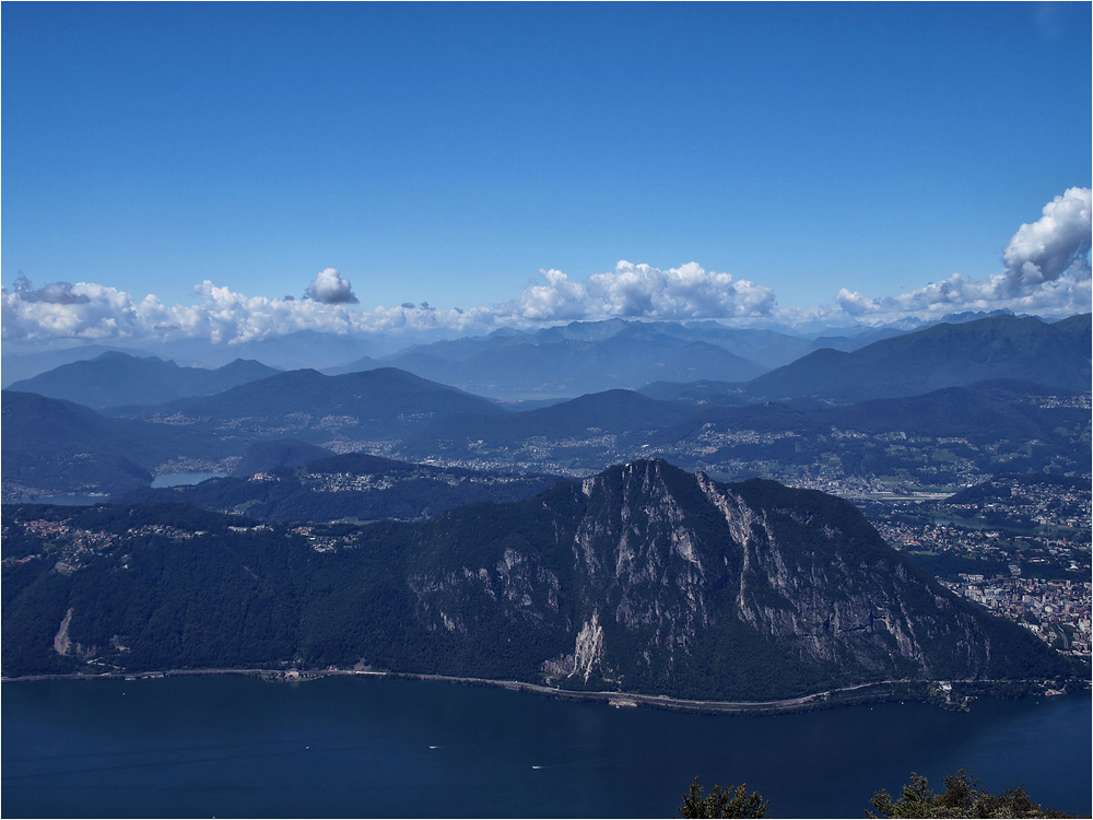 Ausblick vom Balkon Italiens