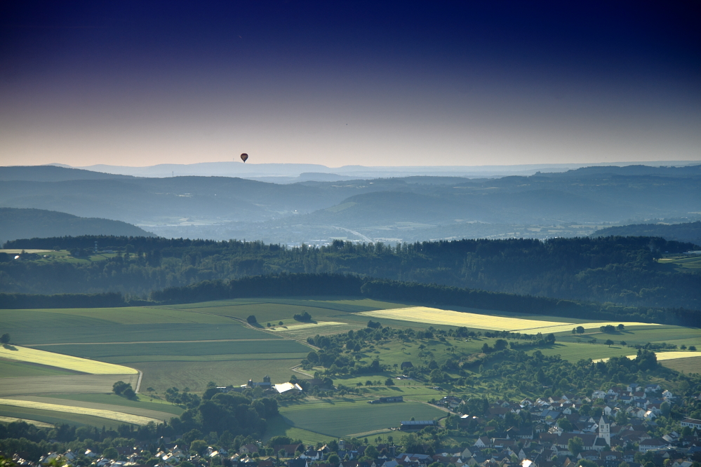 Ausblick vom Berg Hohenstaufen