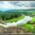 Ausblick vom Burg Polle / Weser ( Heimat der Aschenputtel )