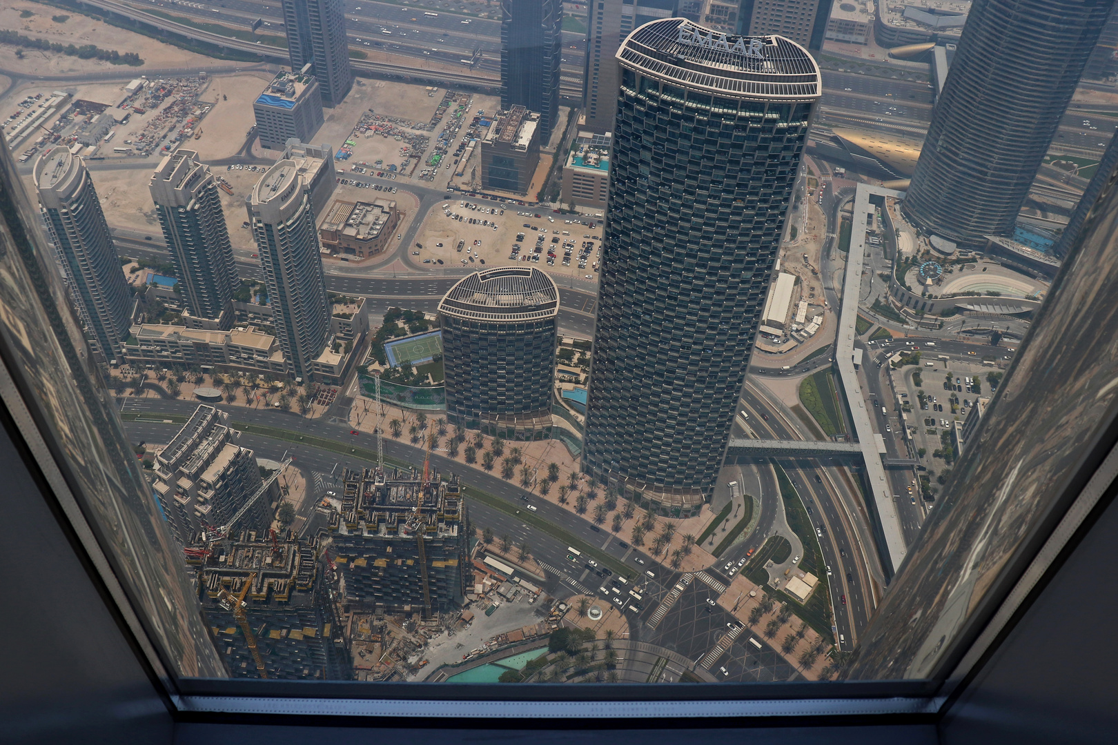 Ausblick vom Burj Khalifa