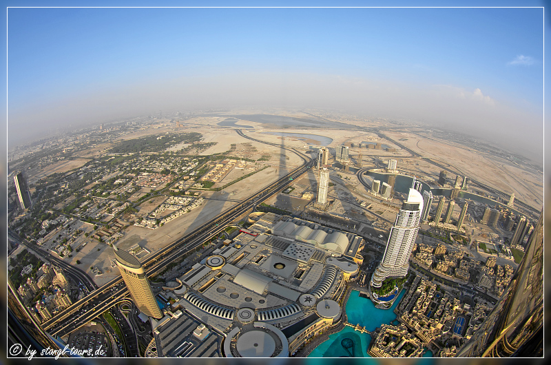 Ausblick vom Burj Khalifa Foto & Bild | asia, middle east ...