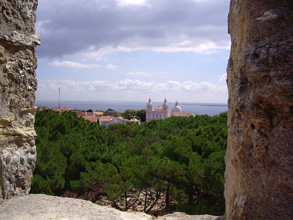 Ausblick vom Castelo de São Jorge, Lisboa, Portugal