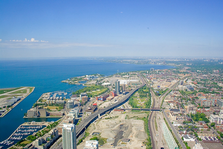 Ausblick vom CN-Tower, Toronto