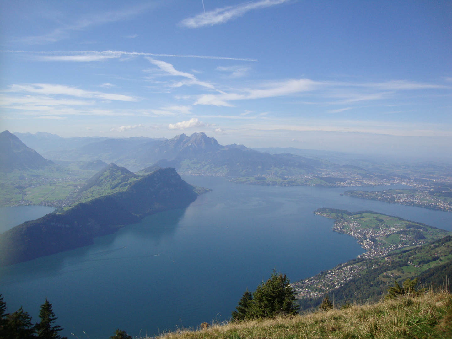 Ausblick vom Dossen (Rigi)