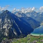 Ausblick vom Ebner Joch (Tirol - Rofan, 1957 m) zum...