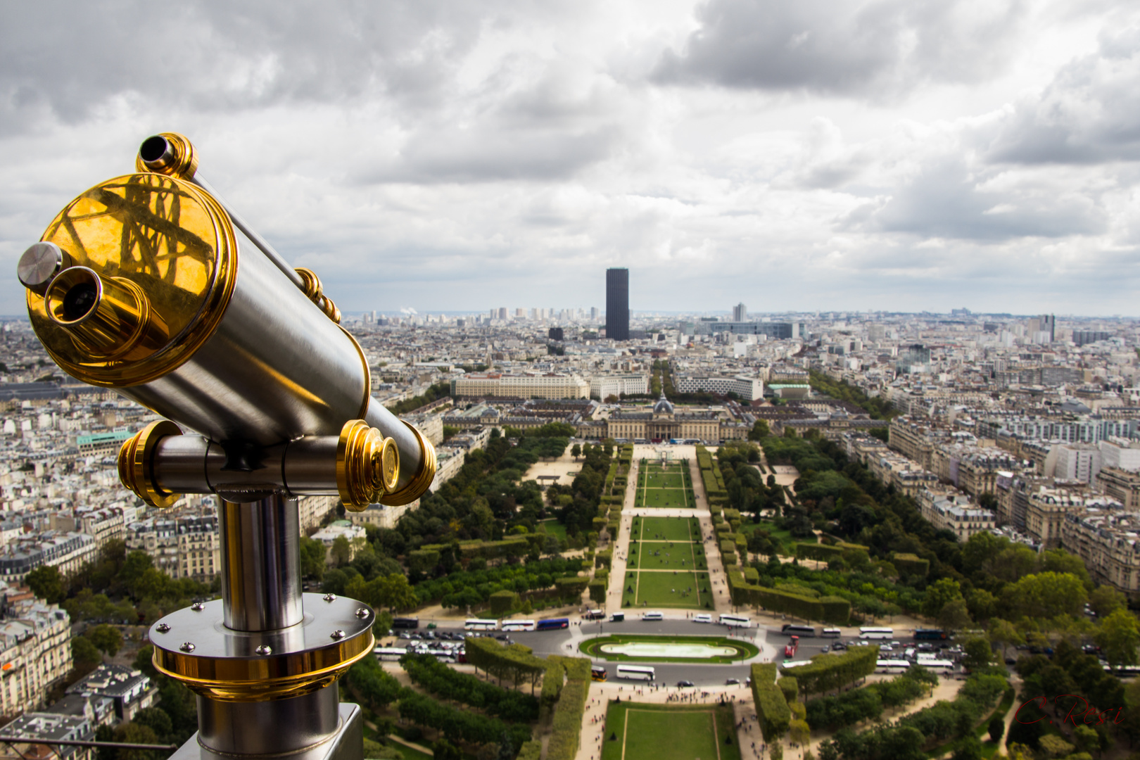 ausblick vom eiffelturm