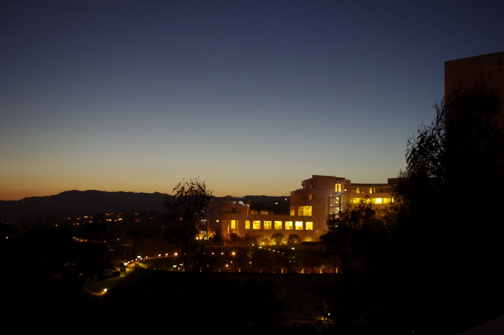 Ausblick vom Getty Museum in Los Angeles