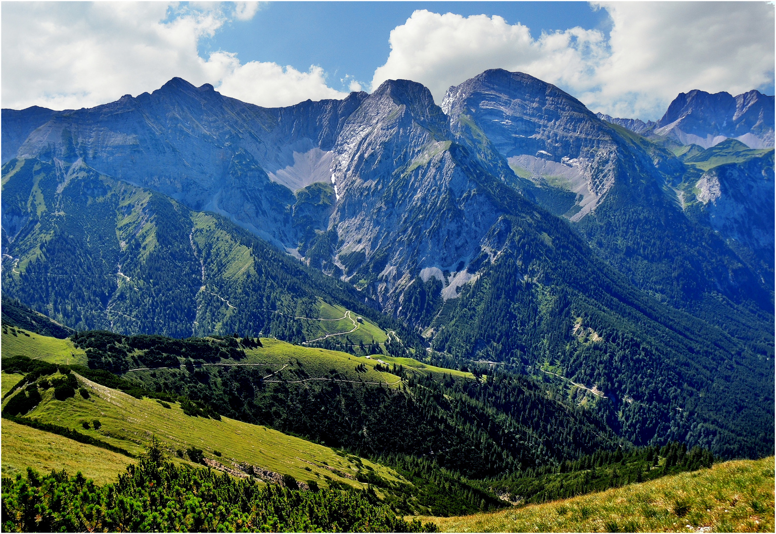 Ausblick vom Gipfel…