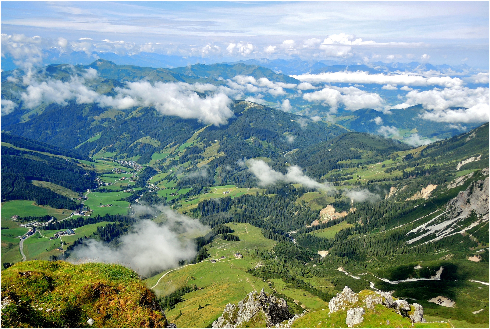 Ausblick vom Gipfel...