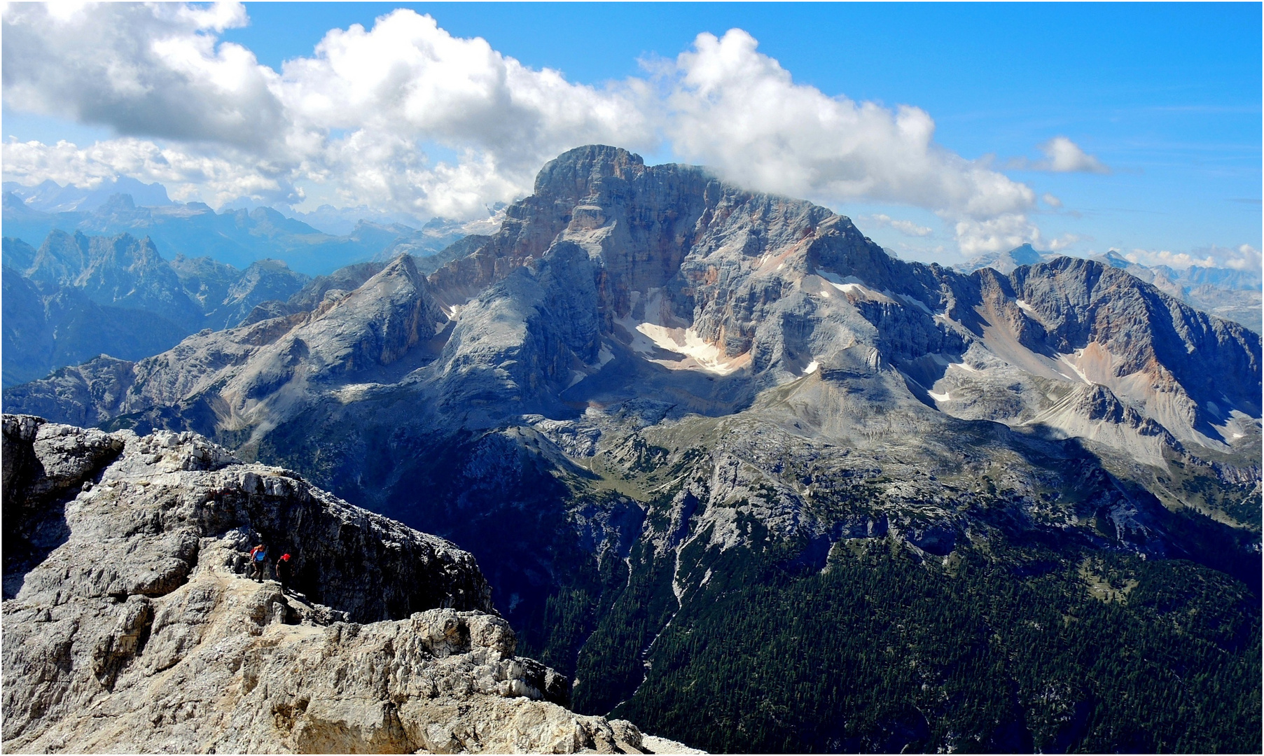 Ausblick vom Gipfel...