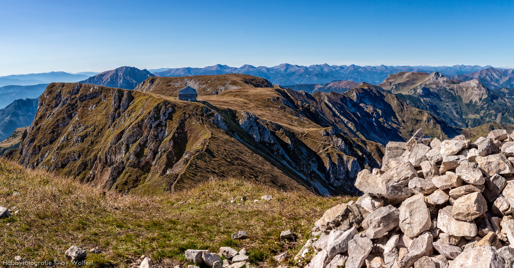 Ausblick vom Gipfel des Eisenerzer Reichenstein 