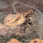 Ausblick vom Guajara auf die Felsgruppe Piedras Amarilla - Teneriffa