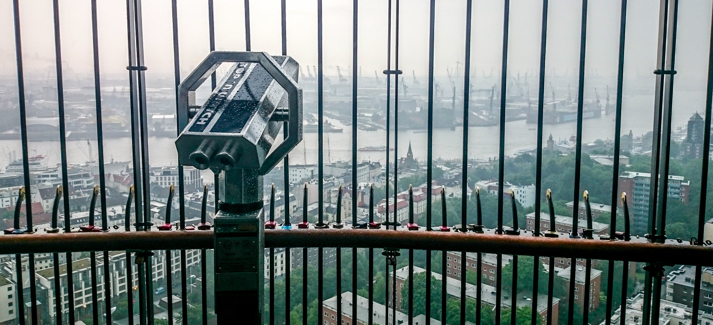 Ausblick vom Hamburger Michel