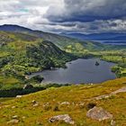 Ausblick vom Healy Pass auf den Glenmore Lake