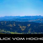 Ausblick vom Hochgrat im Allgäu