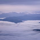 Ausblick vom Hochkönig (Dämmerung)