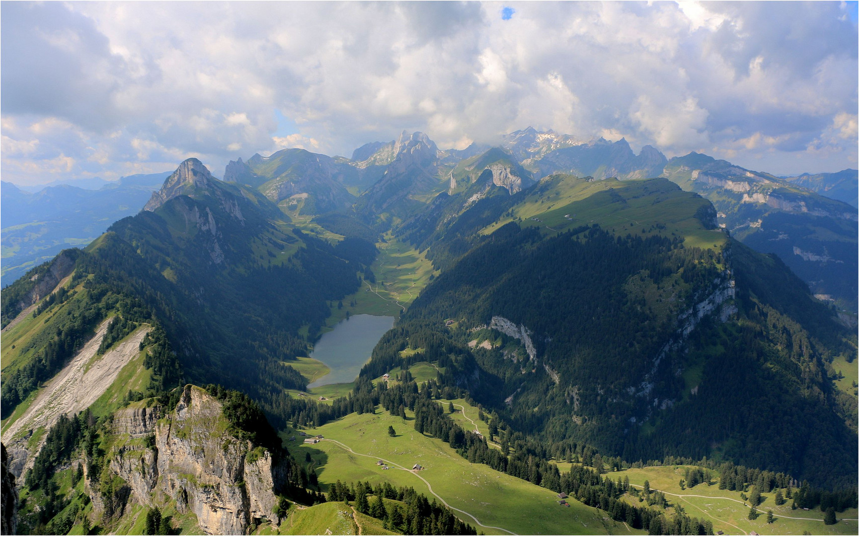 Ausblick vom Hohen Kasten ......