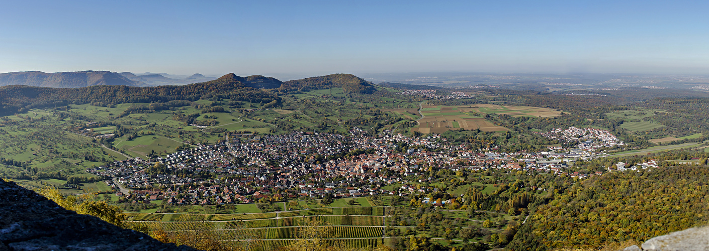 Ausblick vom Hohen Neuffen