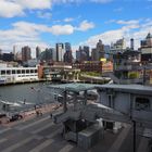 Ausblick vom Intrepid Sea, Air & Space Museum