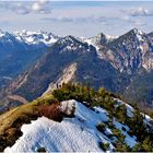 Ausblick vom Jochberg (1565 m)...