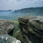 Ausblick vom Kleinen Winterberg in den kleinen Zschand