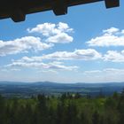 Ausblick vom Kornberg zum Kösseinestock
