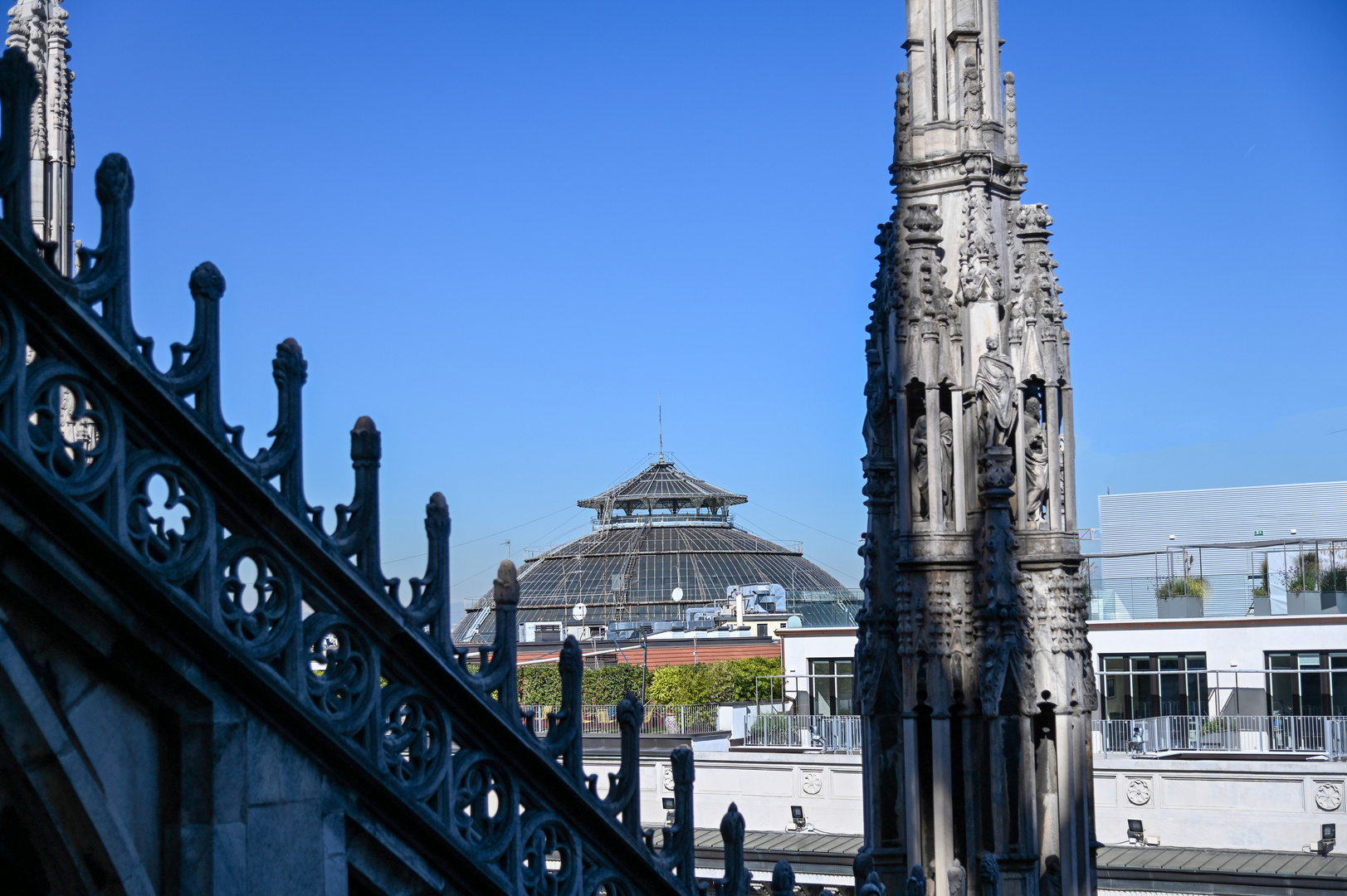 Ausblick vom Mailänder Dom