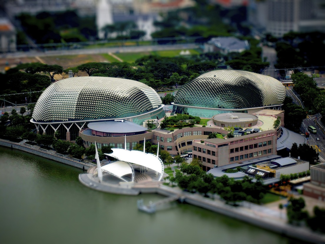 Ausblick vom Marina Bay