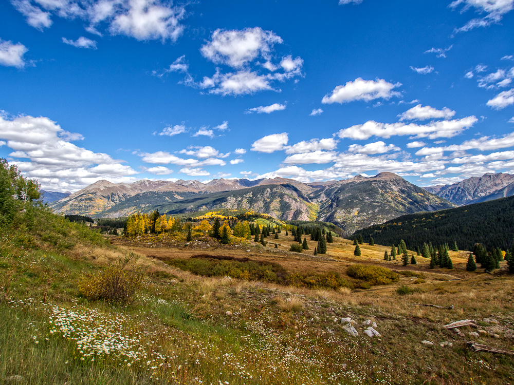 Ausblick vom Molas Pass Overlook in Colorado