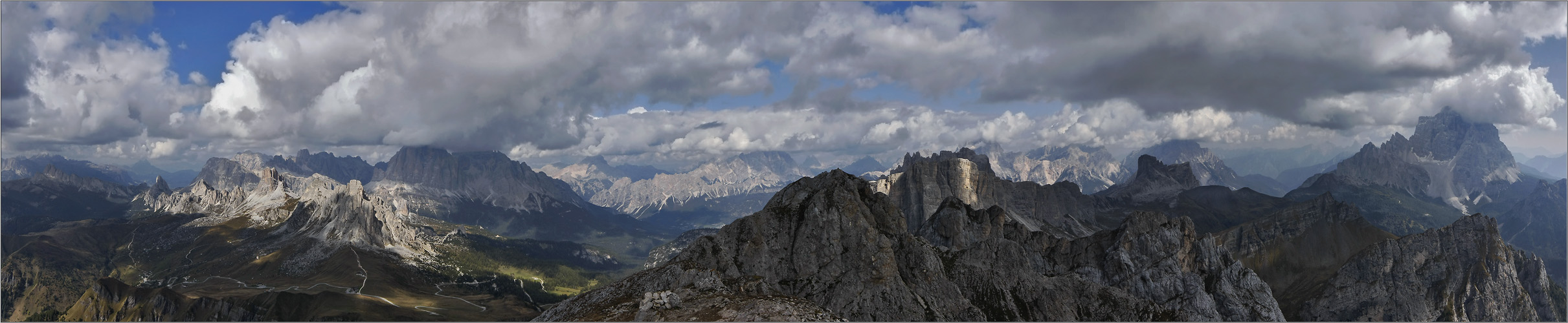 Ausblick vom Monte Cernera N-O