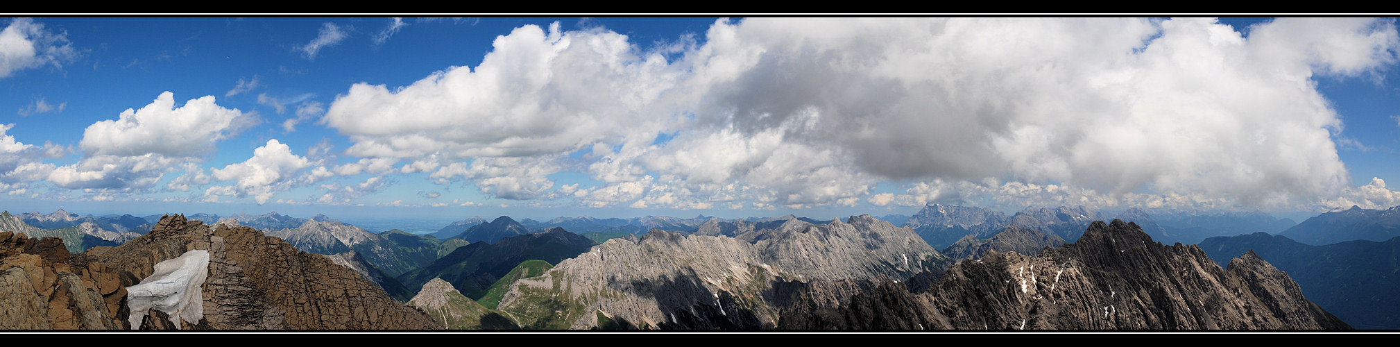 ~~ Ausblick vom Muttekopf nach Deutschland ~~