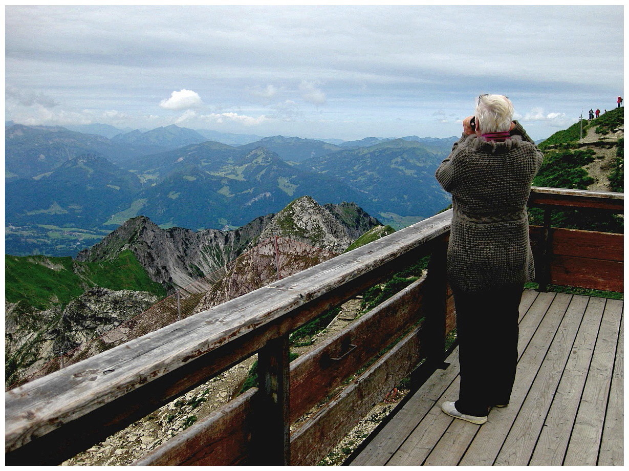 Ausblick vom Nebelhorn