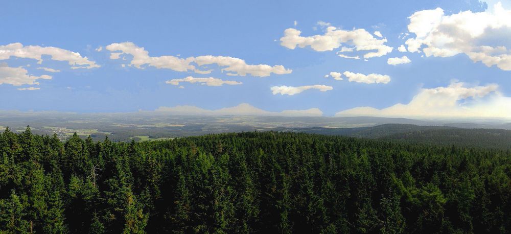 Ausblick vom Oberpfalzturm