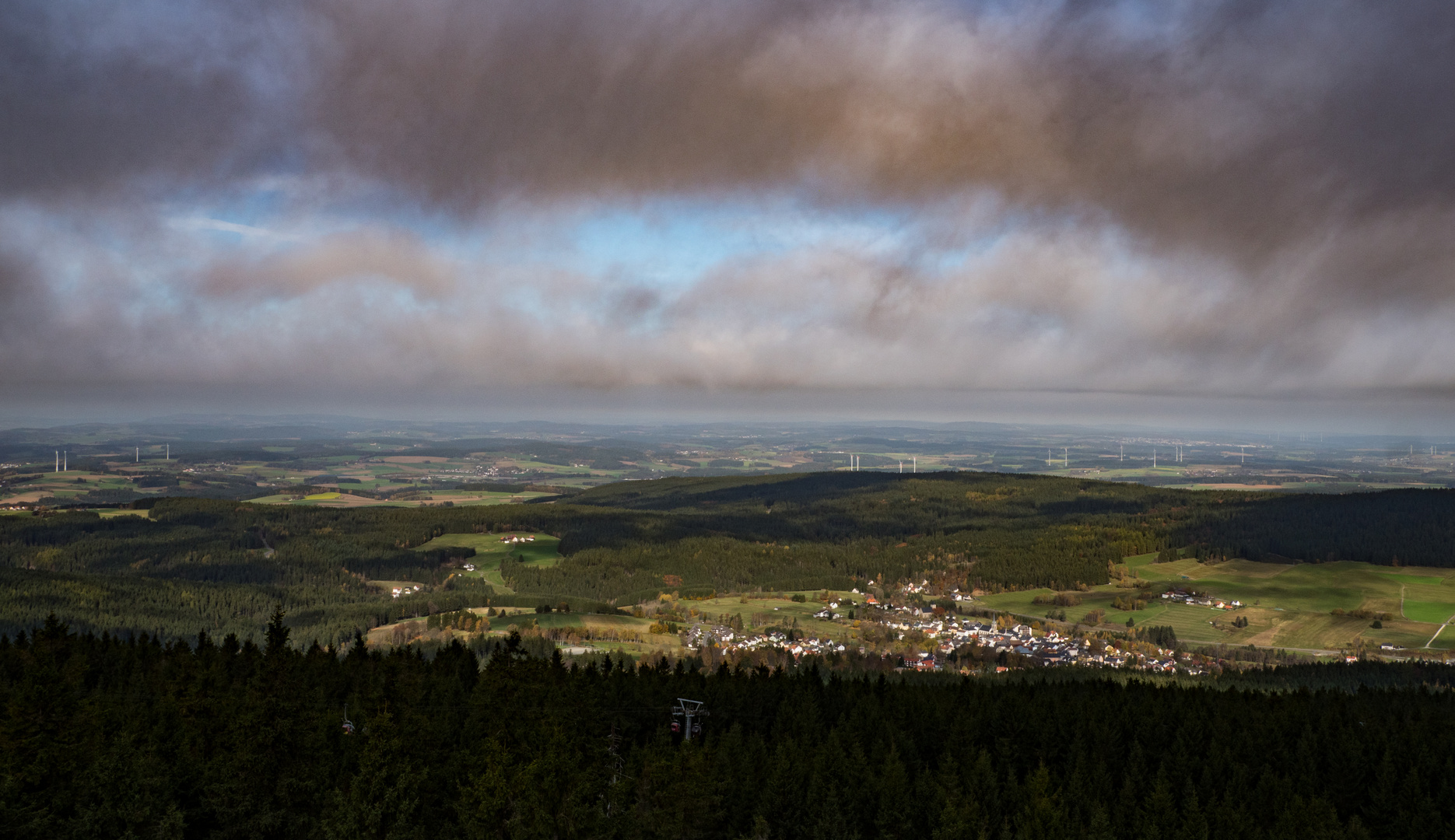 Ausblick vom Ochsenkopf