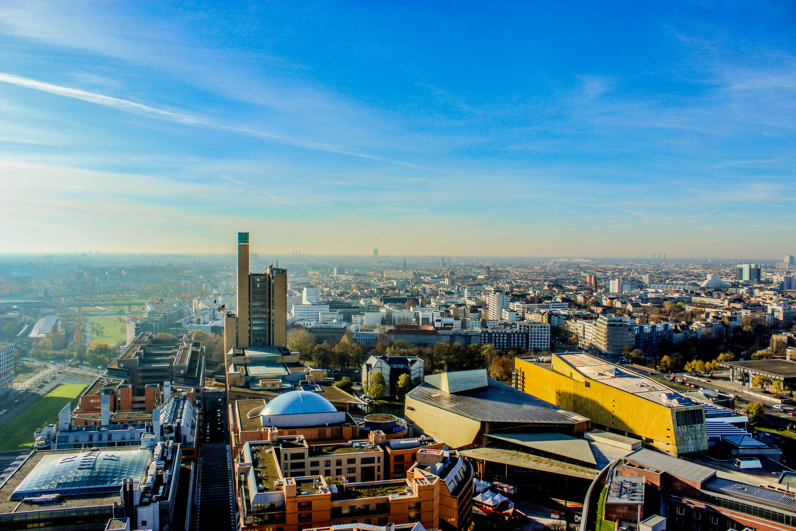 Ausblick vom Panoramapunkt in Berlin