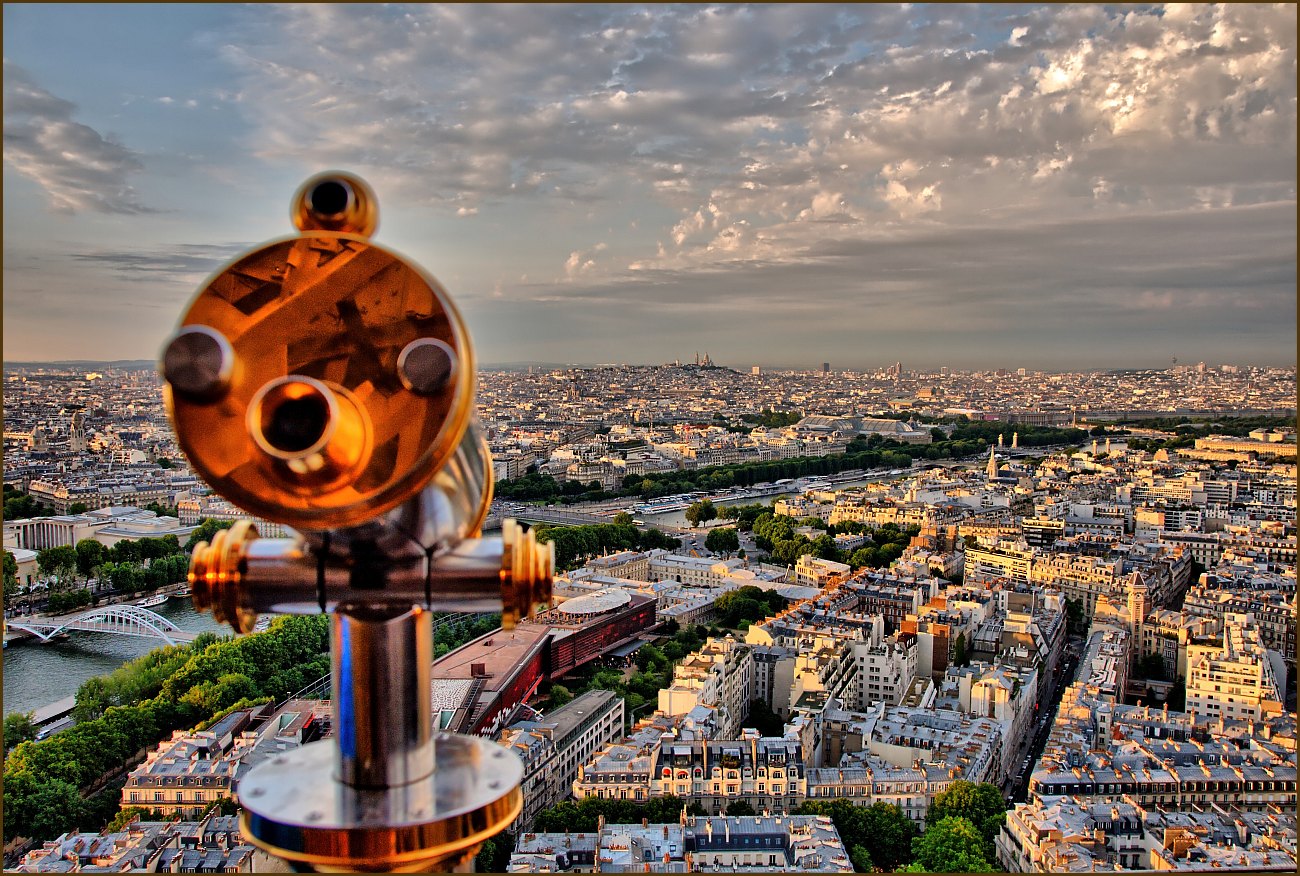 Ausblick vom Pariser Eiffelturm