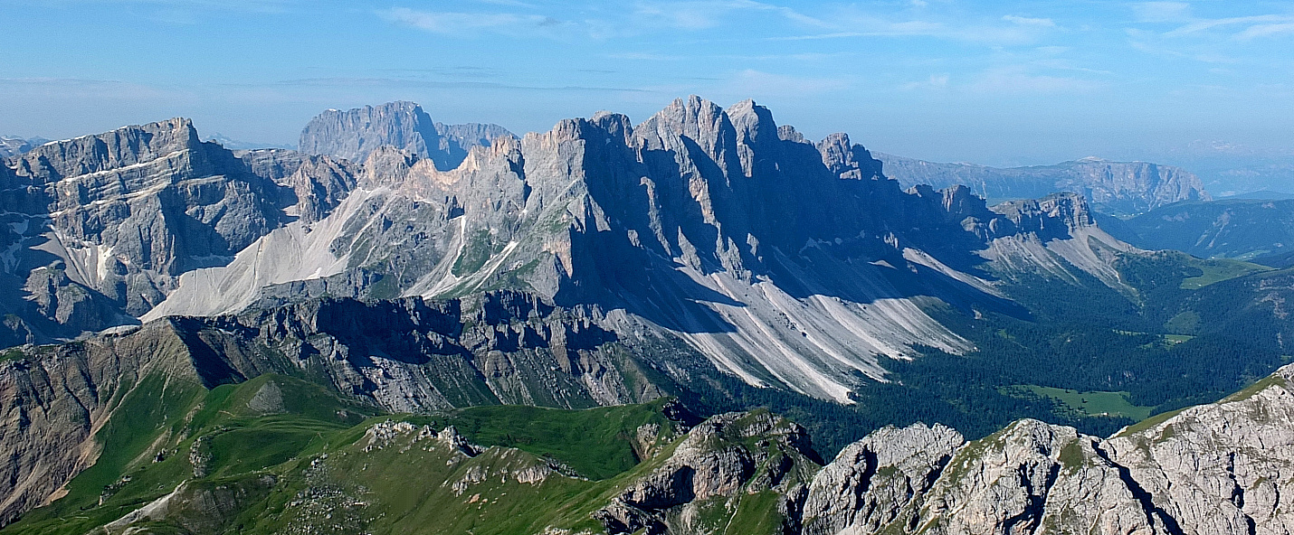 Ausblick vom Peitlerkofel...