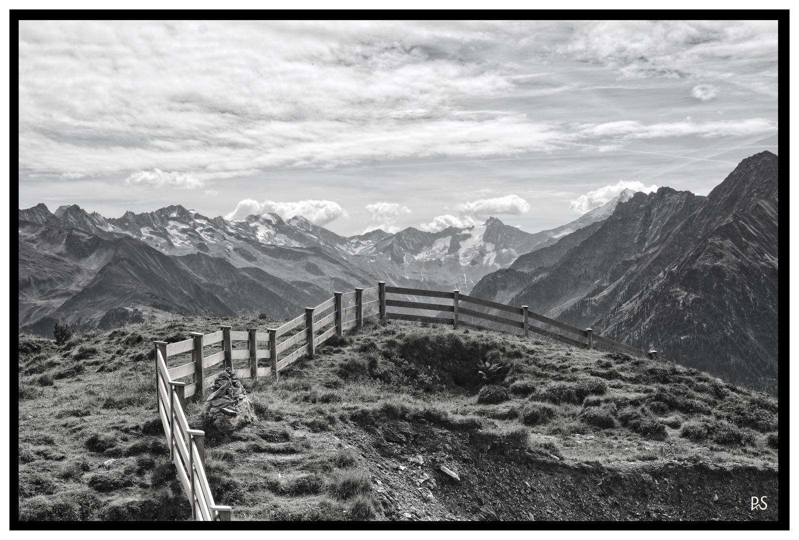 Ausblick vom Penken (Zillertal, Österreich)