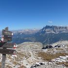 Ausblick vom Puez-Gebiet nach Alta Badia (Südtirol)