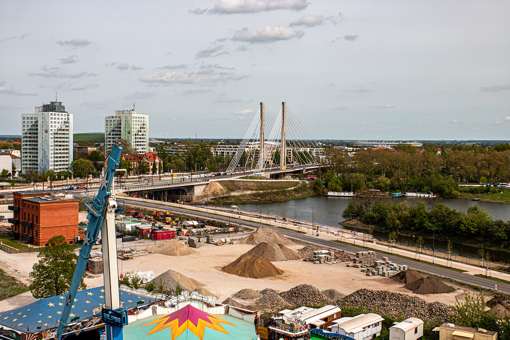 Ausblick vom Riesenrad...