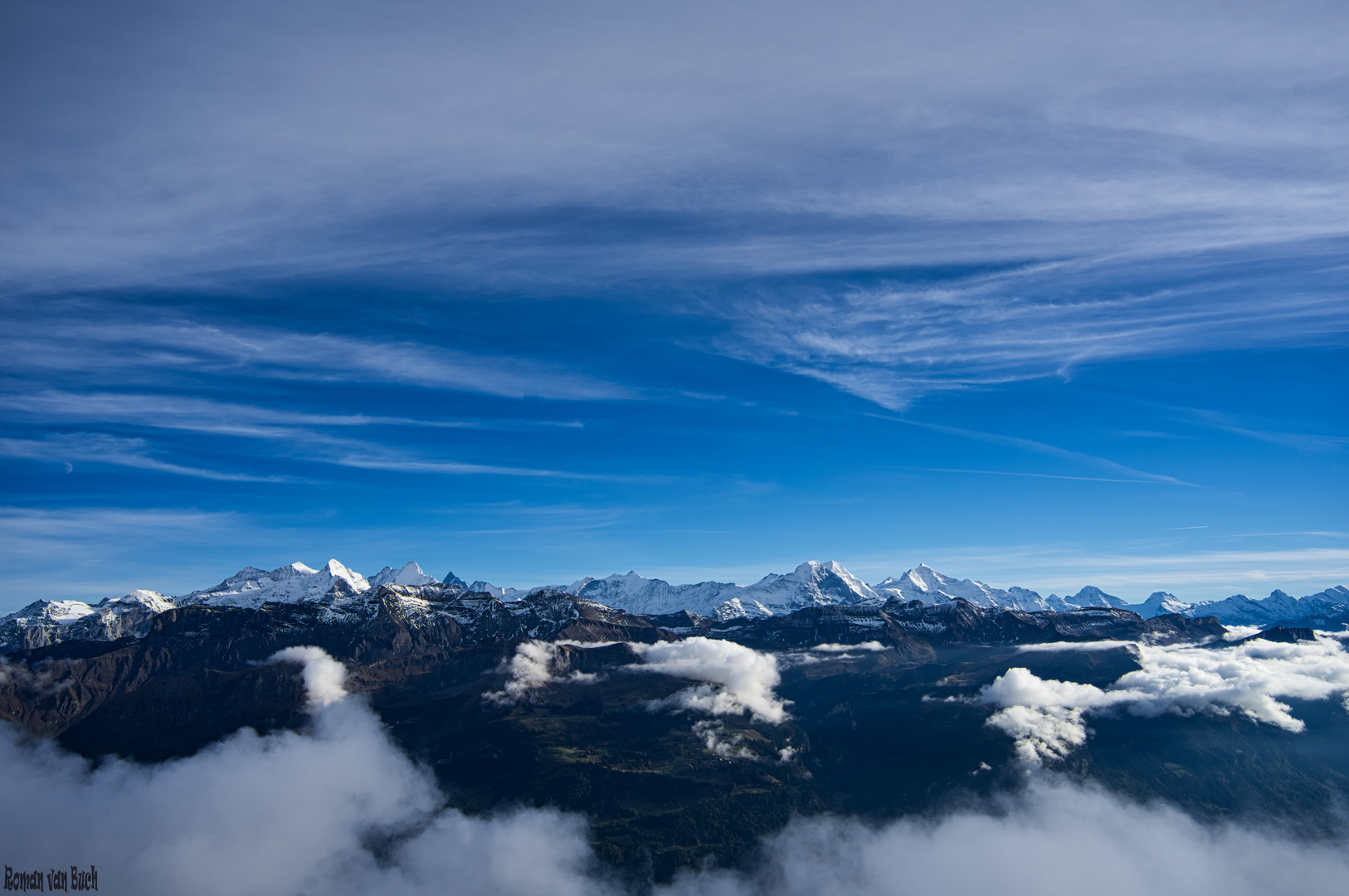 Ausblick vom Rothorn (Schweiz)