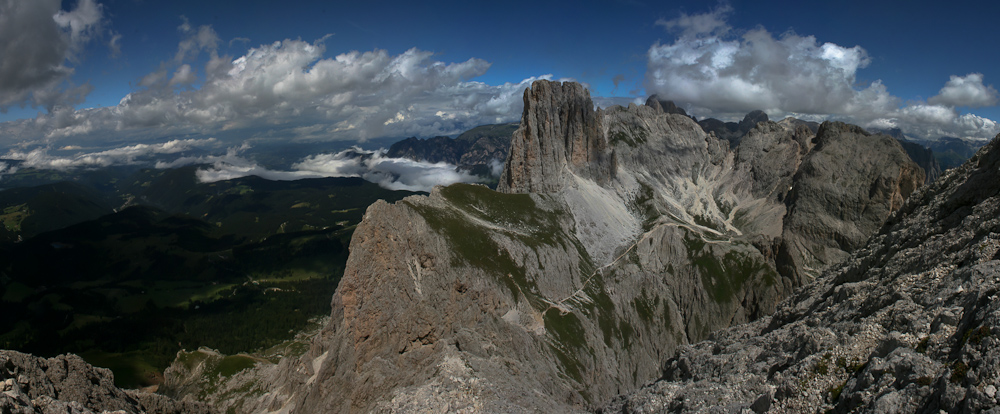 Ausblick vom Rotwand-Klettersteig