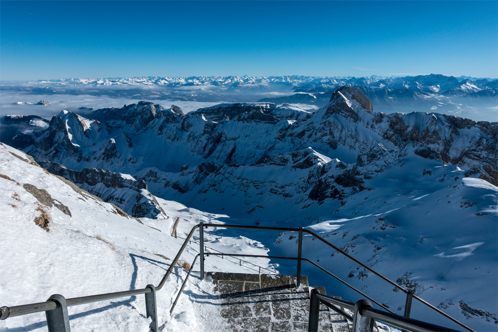 Ausblick vom Saentis