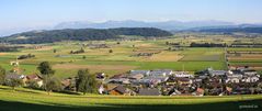 Ausblick vom Santenberg übers Wauwilermoos