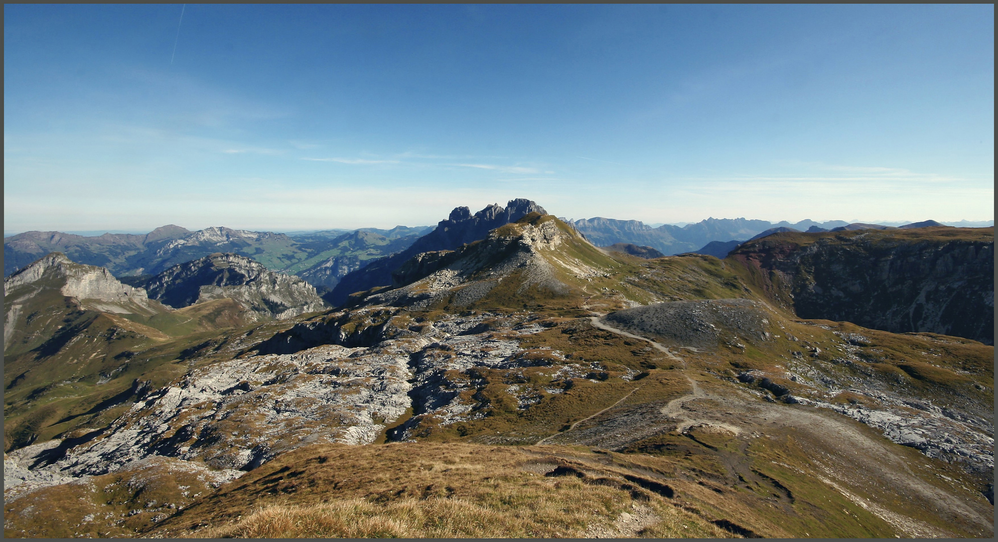 Ausblick vom Schilt gegen nordosten