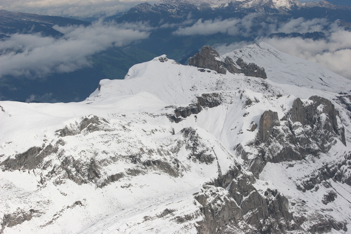 Ausblick vom Schilthorn (Berner Oberland / Schweiz)