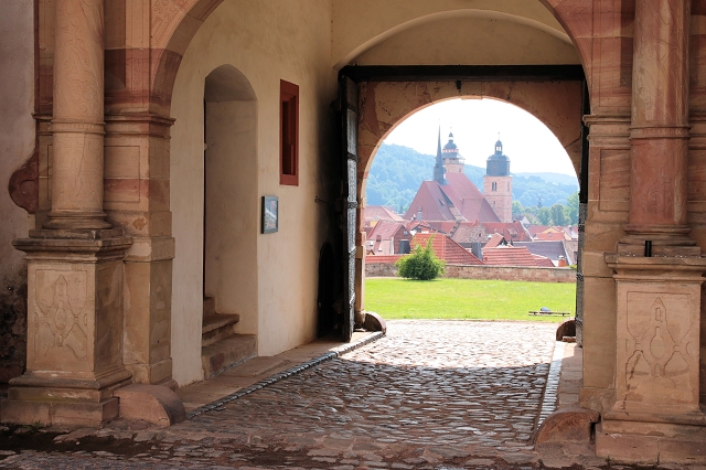 Ausblick vom Schloss Wilhelmsburg