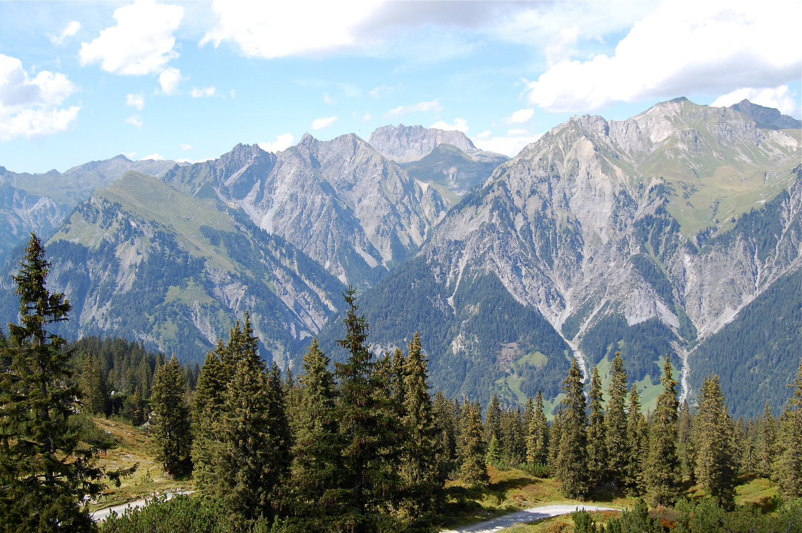 Ausblick vom Sonnenkopf…